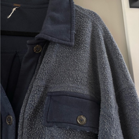 Free People Deep Blue Ruby Shacket - Picture 3 of 8
